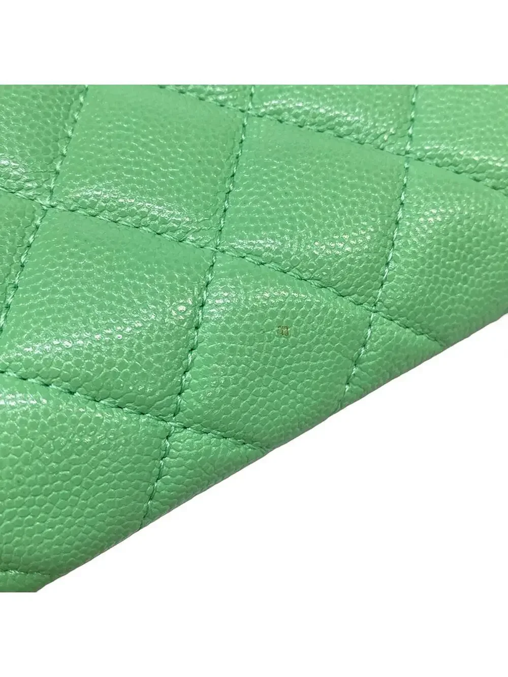 Chanel Matelasse Light Green Calfskin #304190C97B
